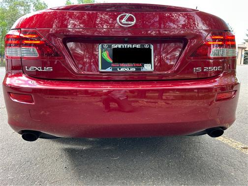 Red 2010 Lexus IS 250C Base