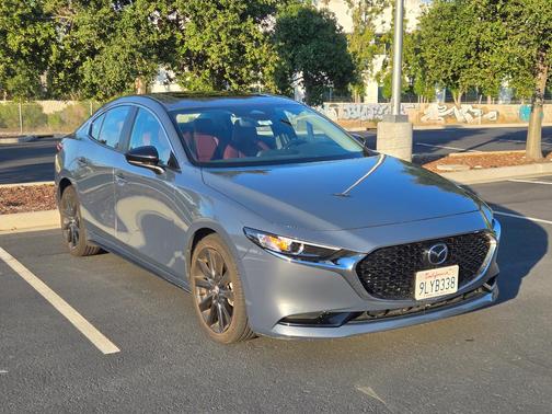 Gray 2024 Mazda Mazda3 2.5 S Carbon Edition