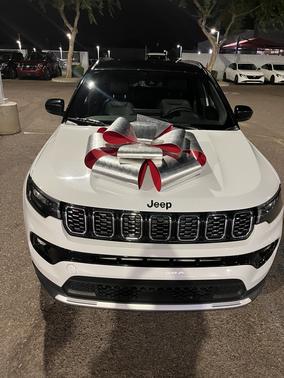 White 2025 Jeep Compass Limited