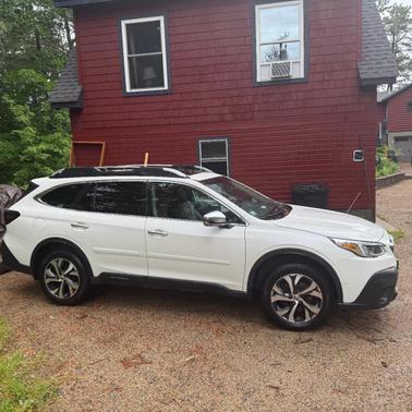 White 2020 Subaru Outback Touring