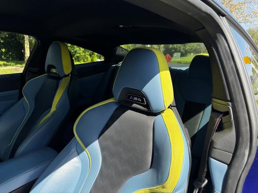 Blue 2021 BMW M4 Competition