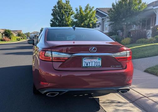 Red 2017 Lexus ES 350 Base