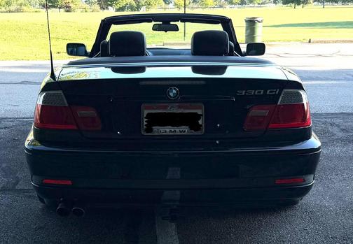 Black 2004 BMW 330 Ci