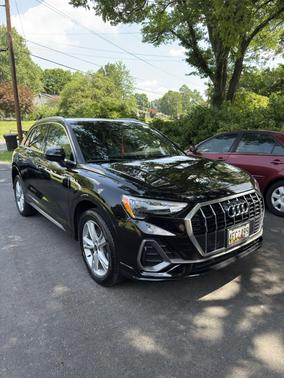 Black 2021 Audi Q3 45 S line Premium