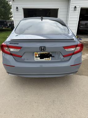 Gray 2022 Honda Accord Hybrid Sport