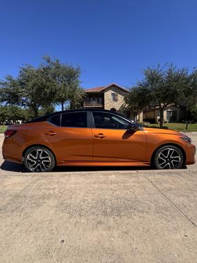 Orange 2025 Nissan Sentra SR