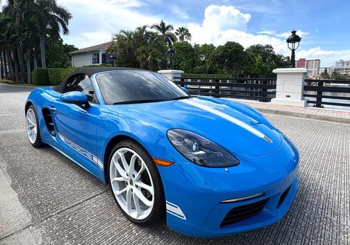 Blue 2024 Porsche 718 Boxster Style Edition