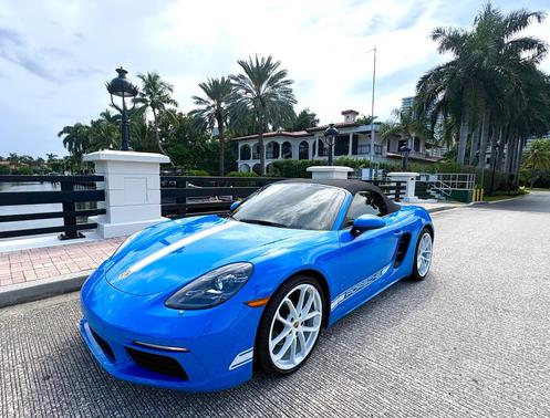 Blue 2024 Porsche 718 Boxster Style Edition