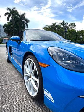 Blue 2024 Porsche 718 Boxster Style Edition