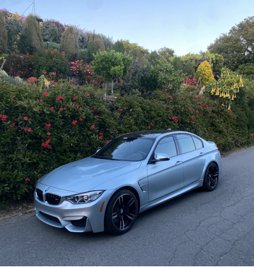 Blue 2015 BMW M3 Base