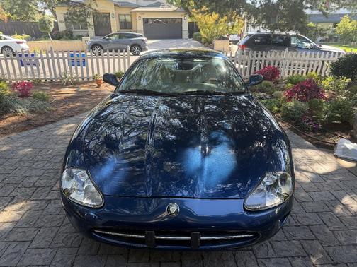 Blue 1997 Jaguar XK8 Base