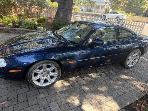 Blue 1997 Jaguar XK8 Base
