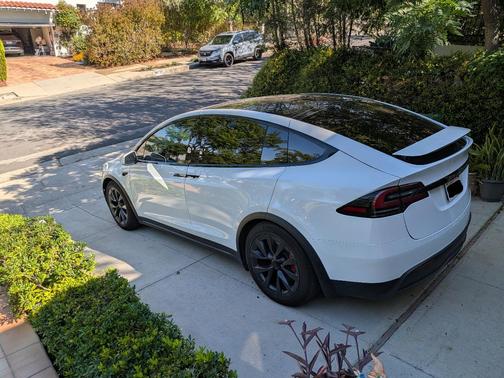 White 2023 Tesla Model X Plaid