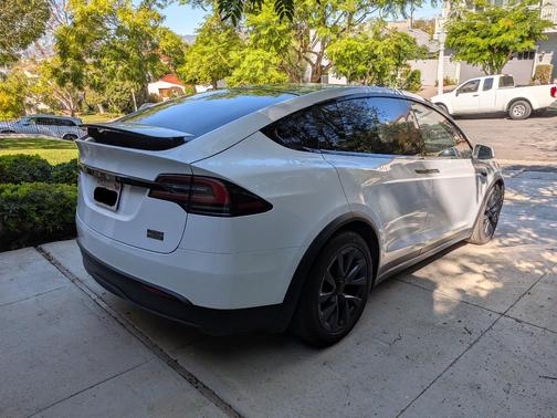 White 2023 Tesla Model X Plaid