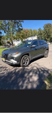 Gray 2022 Hyundai TUCSON SEL