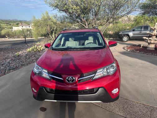 Red 2015 Toyota RAV4 XLE