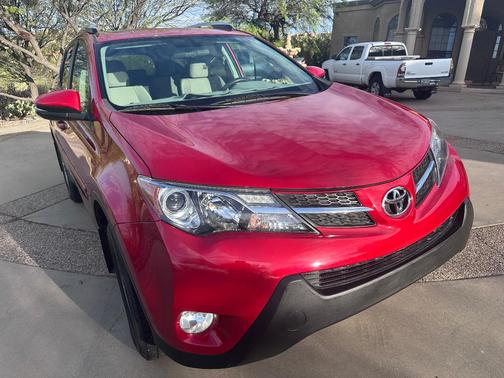 Red 2015 Toyota RAV4 XLE