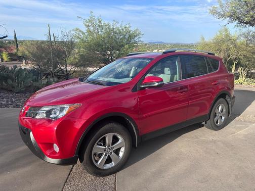 Red 2015 Toyota RAV4 XLE
