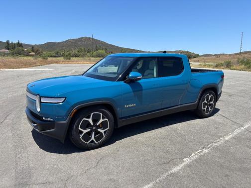 Blue 2022 Rivian R1T Adventure Package