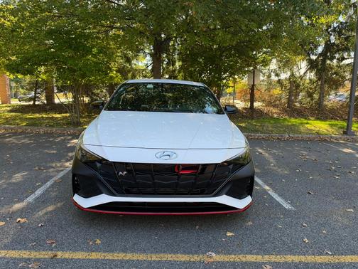 White 2023 Hyundai ELANTRA N Base