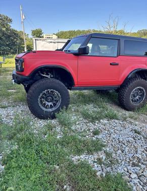 Red 2022 Ford Bronco Black Diamond