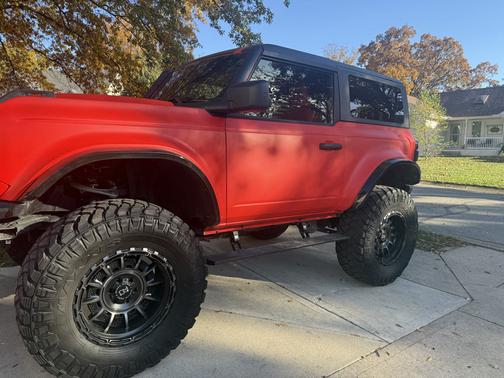 Red 2022 Ford Bronco Black Diamond