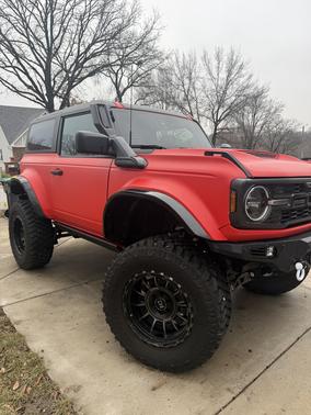 Red 2022 Ford Bronco Black Diamond