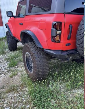 Red 2022 Ford Bronco Black Diamond