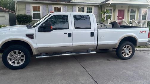 White 2008 Ford F-350 XLT Crew Cab Super Duty