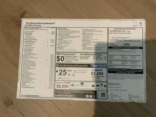 2025 BMW X5 xDrive40i