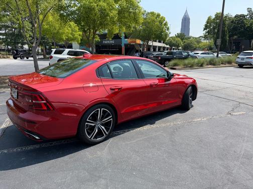 Red 2021 Volvo S60 T6 R-Design
