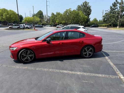 Red 2021 Volvo S60 T6 R-Design