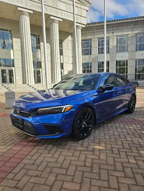 Blue 2023 Honda Civic Sport