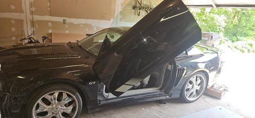 Black 2002 Ford Mustang GT
