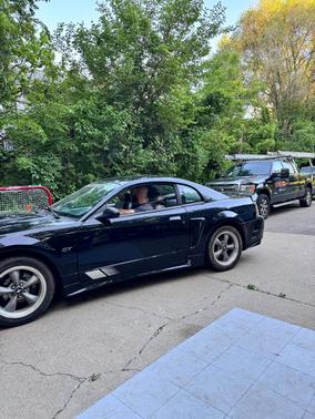 Black 2002 Ford Mustang GT