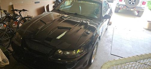 Black 2002 Ford Mustang GT