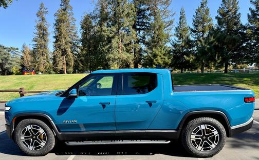 Blue 2022 Rivian R1T Launch Edition