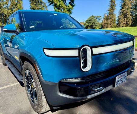 Blue 2022 Rivian R1T Launch Edition