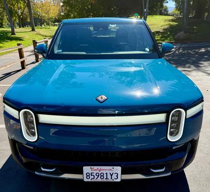 Blue 2022 Rivian R1T Launch Edition
