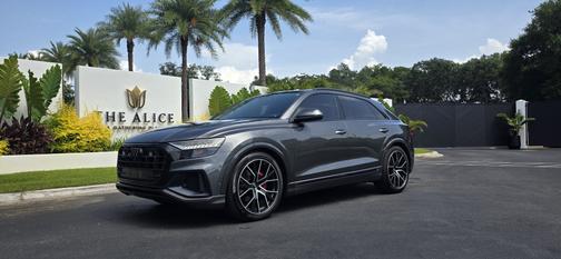 Gray 2019 Audi Q8 3.0T Prestige