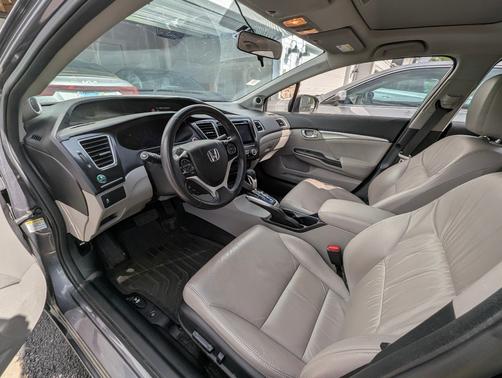 Gray 2015 Honda Civic EX-L