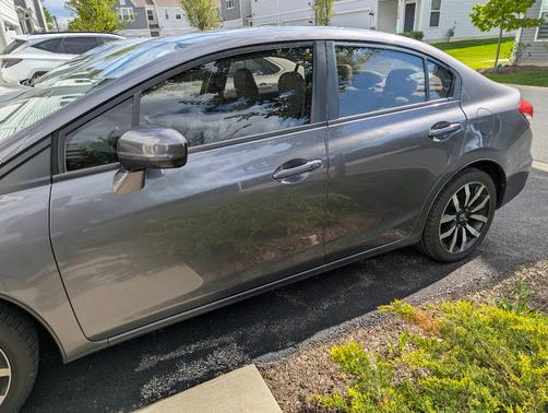 Gray 2015 Honda Civic EX-L