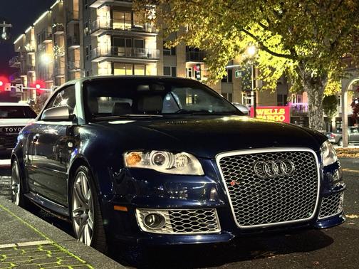 Blue 2008 Audi RS 4 4.2 L quattro Cabriolet