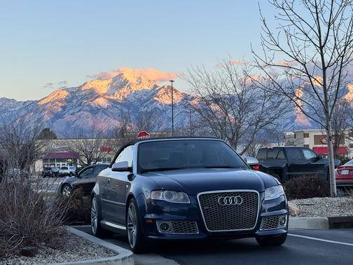 Blue 2008 Audi RS 4 4.2 L quattro Cabriolet