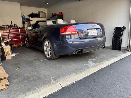 Blue 2008 Audi RS 4 4.2 L quattro Cabriolet