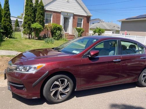 Red 2017 Honda Accord LX