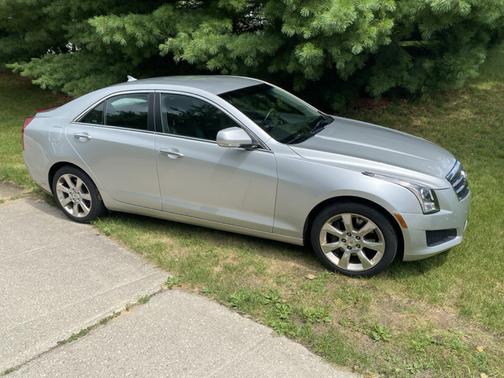 Silver 2013 Cadillac ATS 3.6L Luxury