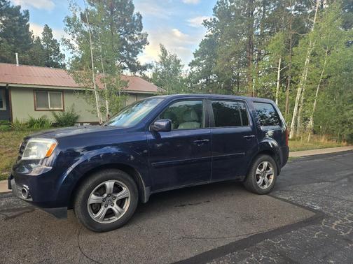 Blue 2013 Honda Pilot EX-L