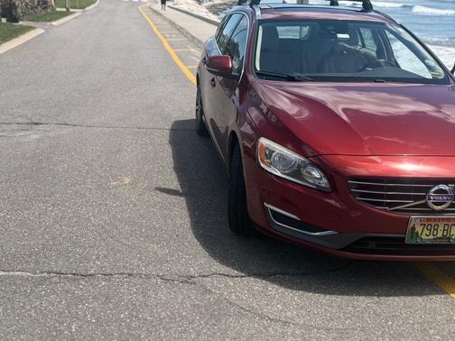 Red 2015 Volvo V60 T5 Premier