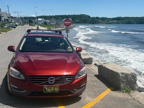 Red 2015 Volvo V60 T5 Premier